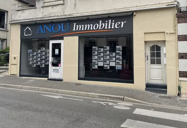 devanture agence ANOU IMMOBILIER DREUX