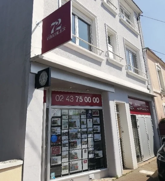 devanture agence 72 IMMOBILIER